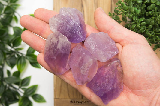 Amethyst - Raw Chunks - In Hand