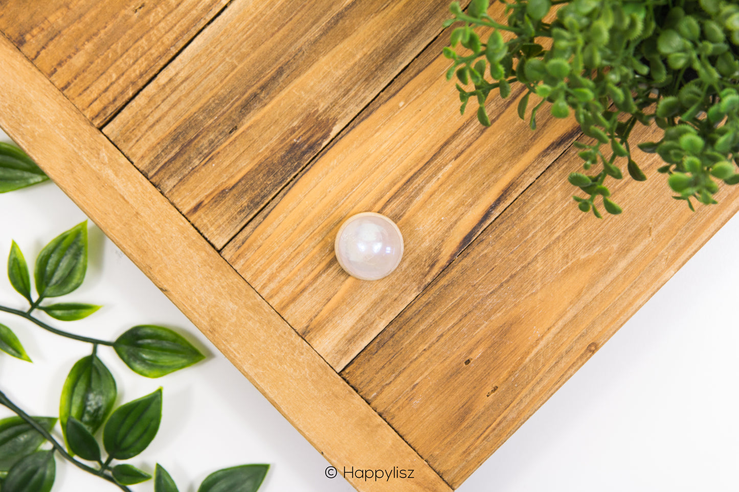 Angel Aura Rose Quartz - Sphere - No. 1 - Top
