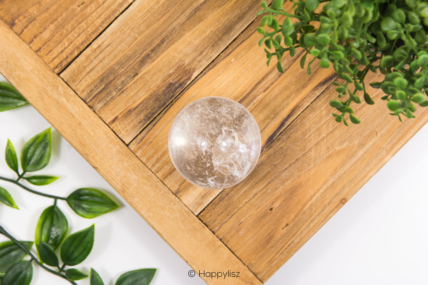 Clear Quartz Sphere No. 1 - Top