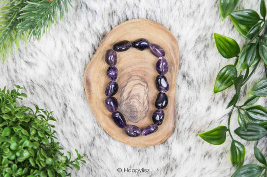 Crystal Bracelet - Amethyst - Top