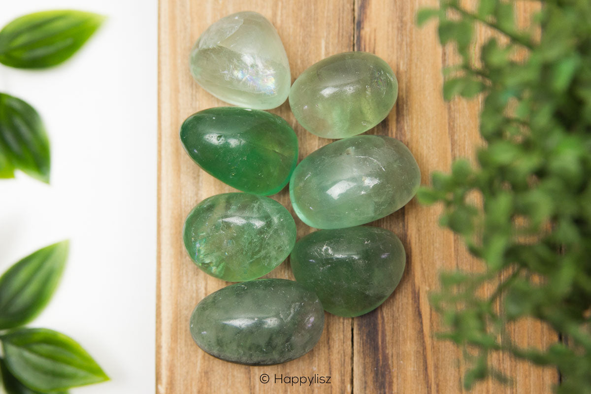 Green Fluorite - Tumbled Stone