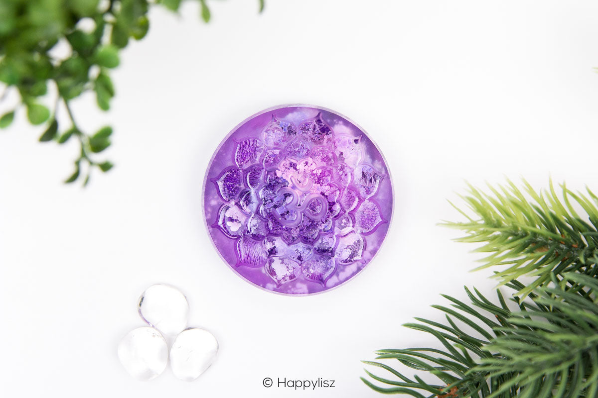 Orgonite Disc - Crown Chakra - Top