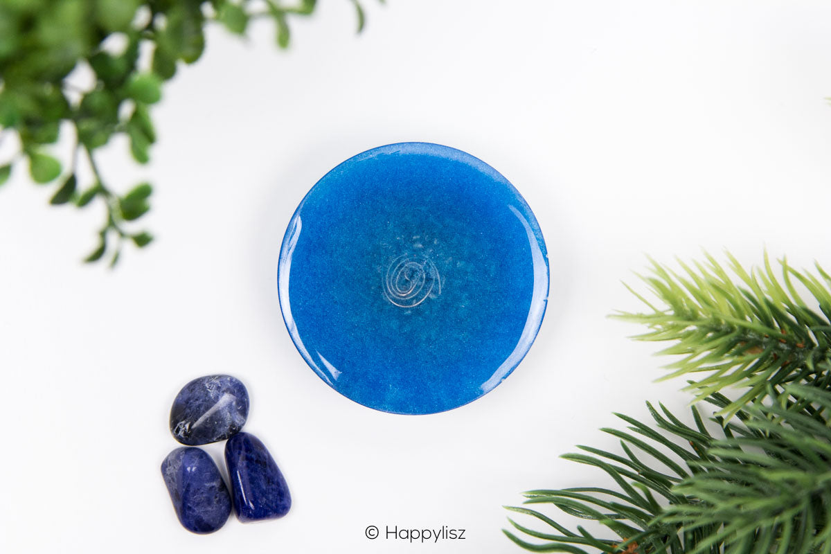 Orgonite Disc - Throat Chakra - Bottom