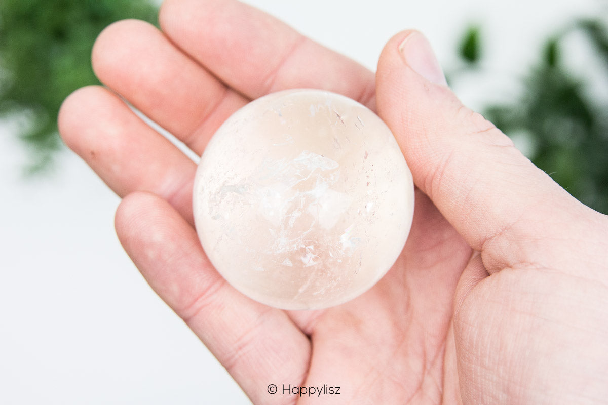 Clear Quartz Sphere No. 1 - In Hand