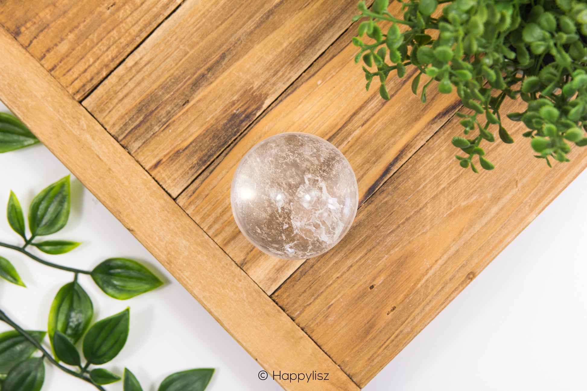Clear Quartz Sphere No. 1 - Top