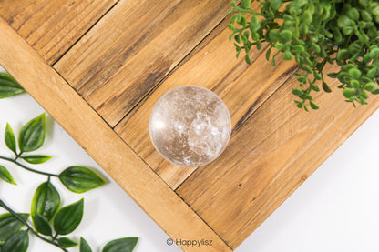 Clear Quartz Sphere No. 1 - Top