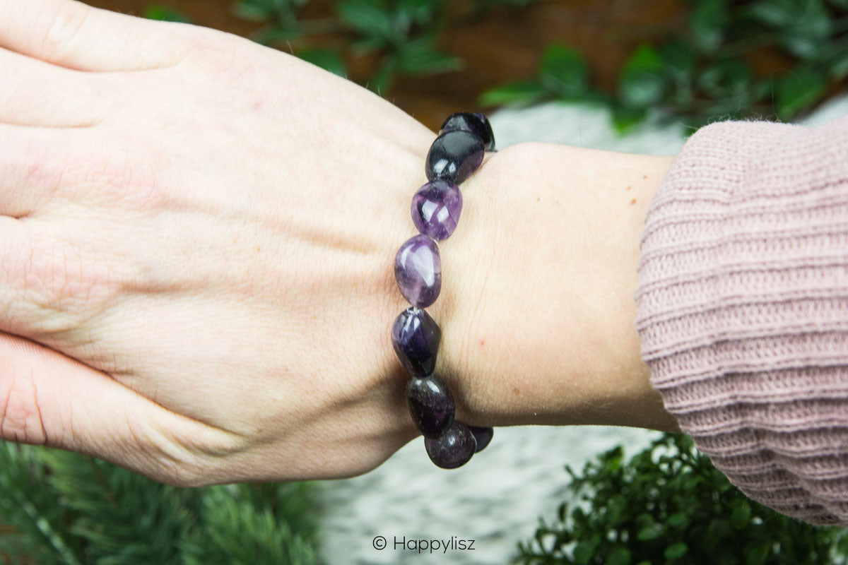 Crystal Bracelet - Amethyst - Arm