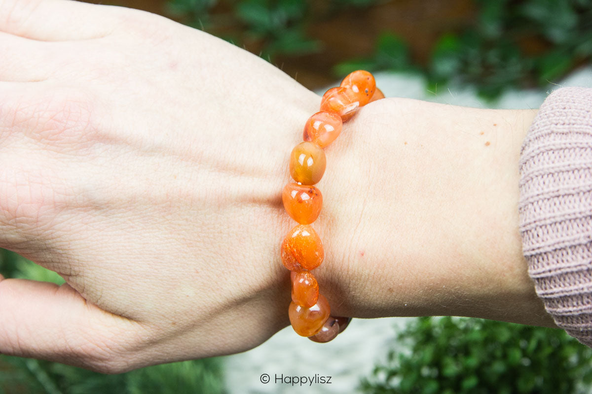 Crystal Bracelet - Carnelian - Arm