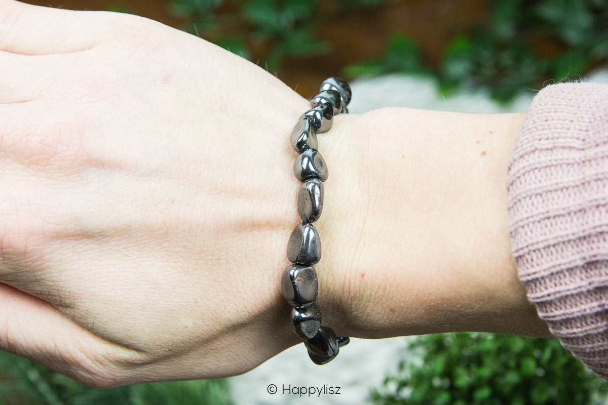 Crystal Bracelet - Hematite - Arm