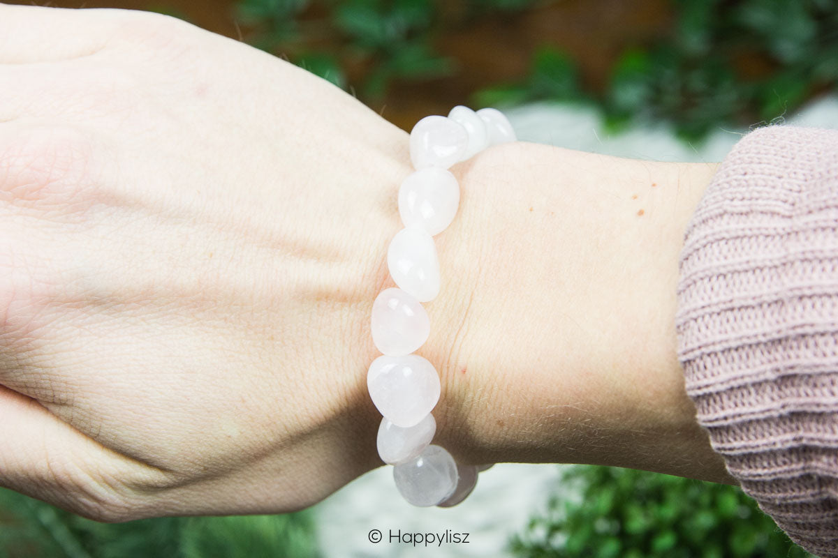 Crystal Bracelet - Rose Quartz - Arm