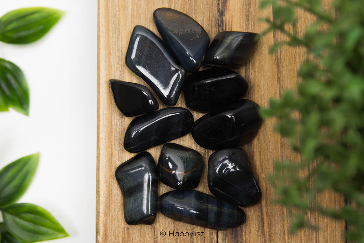 Hawk's Eye - Tumbled Stone - M