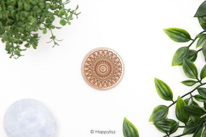 Orgonite Disc - Sun - Tiger's Eye - Top