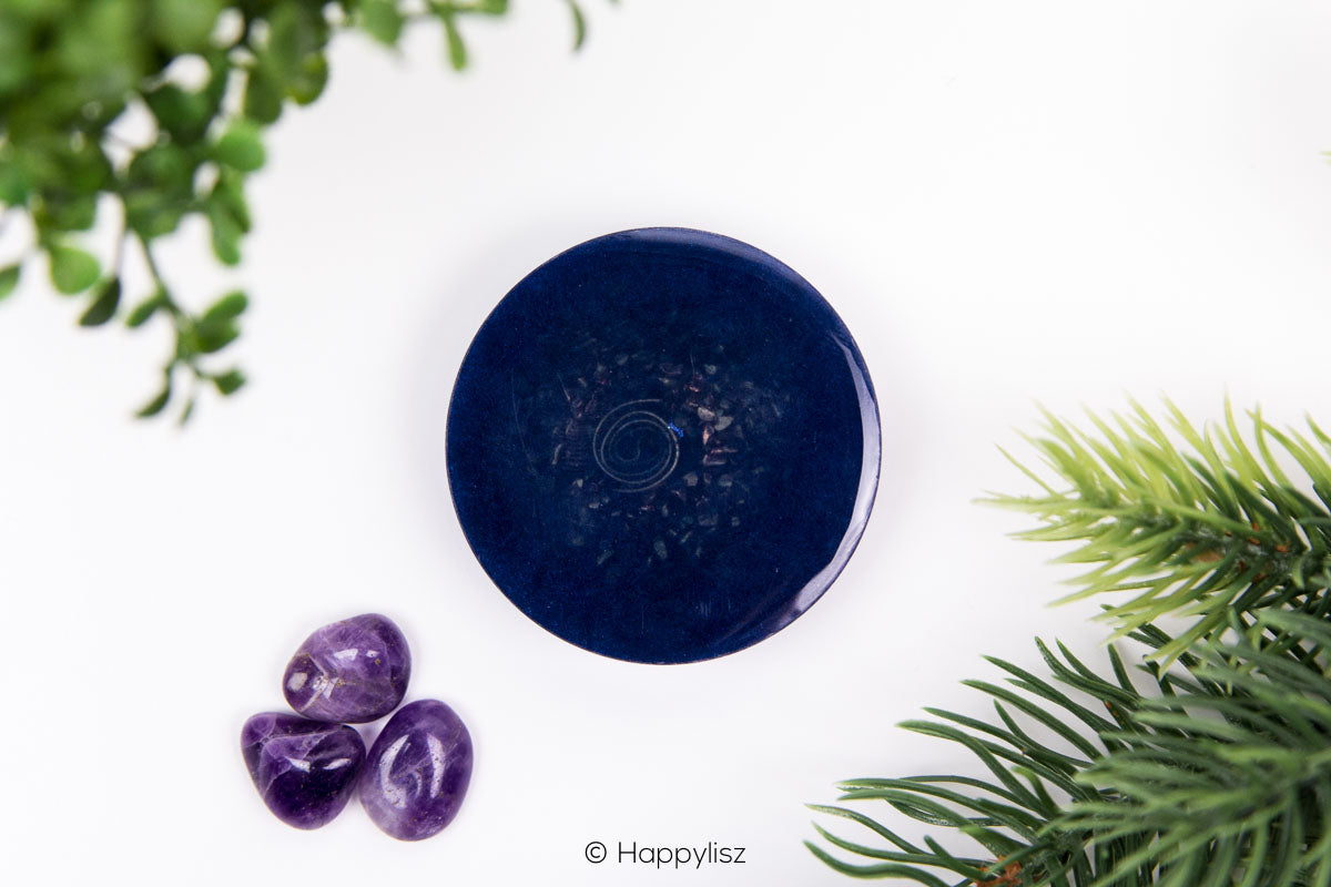 Orgonite Disc - Third Eye Chakra - Bottom