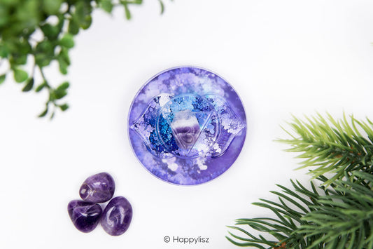 Orgonite Disc - Third Eye Chakra - Top