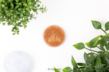 Orgonite Disc - Tree of Life - Moonstone - Top