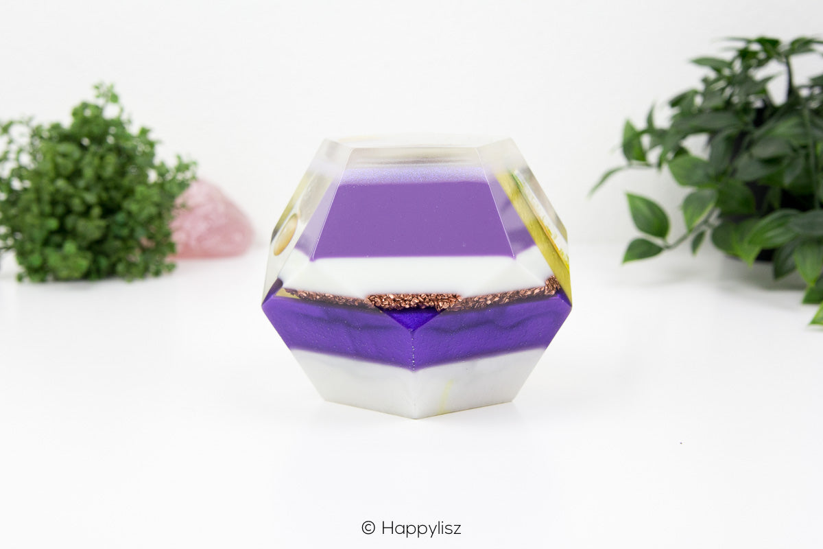 Orgonite Dodecahedron – Adamite, Manifestation Crystal & Sunshine - 04
