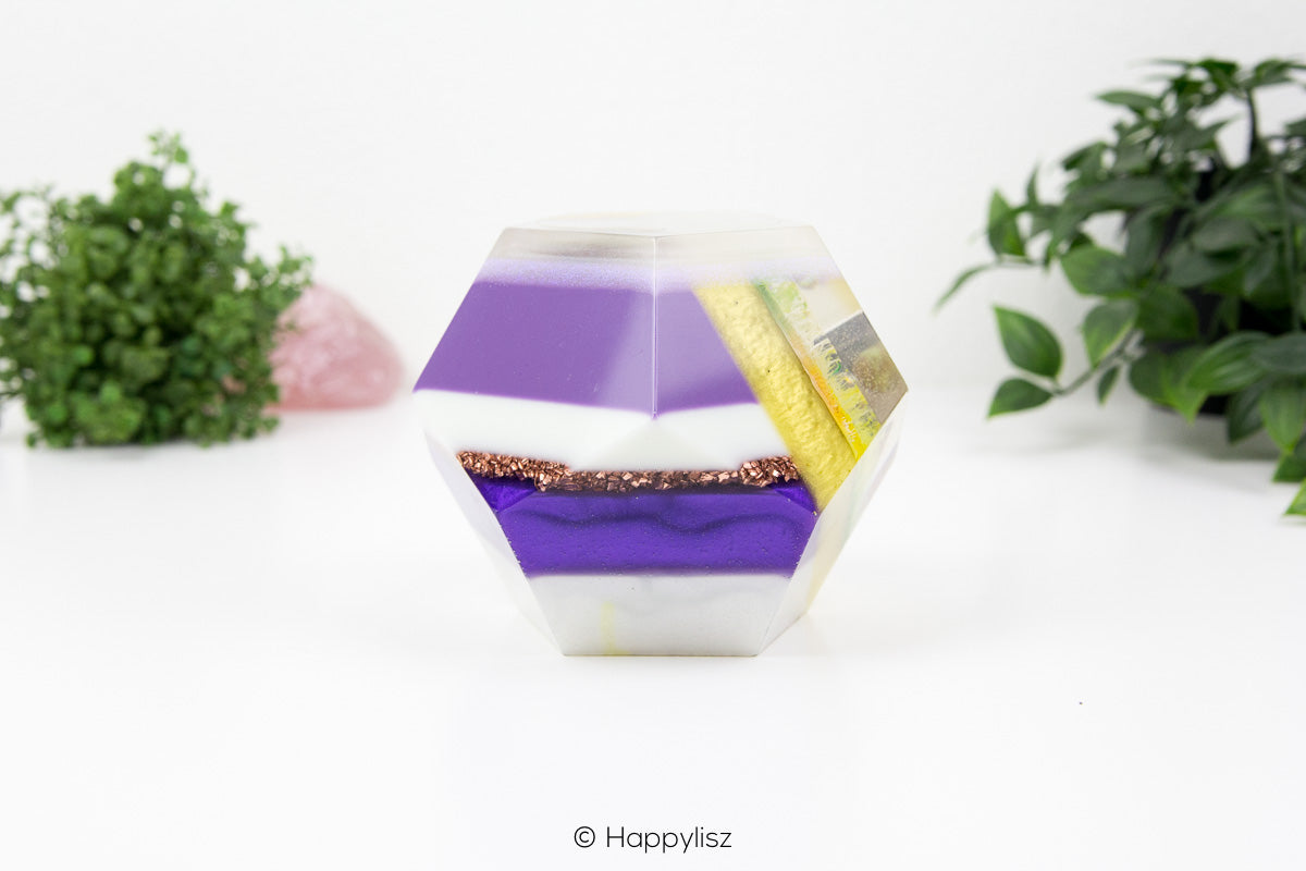 Orgonite Dodecahedron – Adamite, Manifestation Crystal & Sunshine - 05