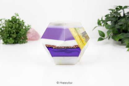 Orgonite Dodecahedron – Adamite, Manifestation Crystal & Sunshine - 05