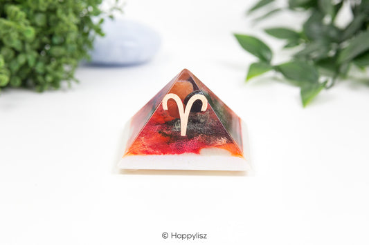 Orgonite Pyramid - Aries - No. 1 - Front