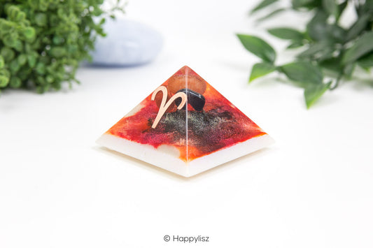 Orgonite Pyramid - Aries - No. 1 - Side