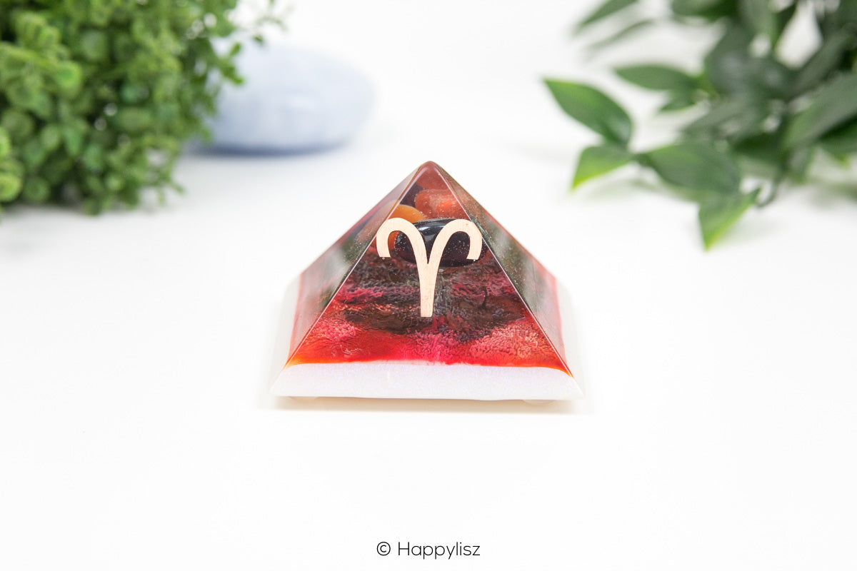 Orgonite Pyramid - Aries - No. 2 - Front