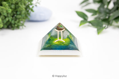 Orgonite Pyramid - Gemini - No. 2 - Front