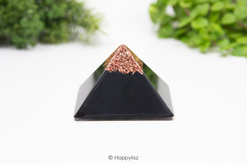 Orgonite Pyramid - Protection - Side