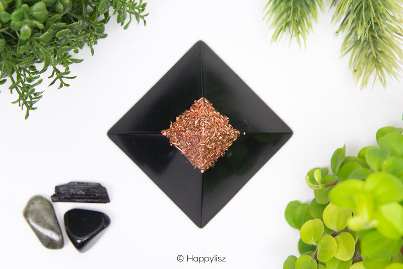 Orgonite Pyramid - Protection - Top