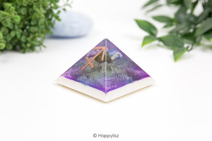 Orgonite Pyramid - Sagittarius - No. 1 - Side