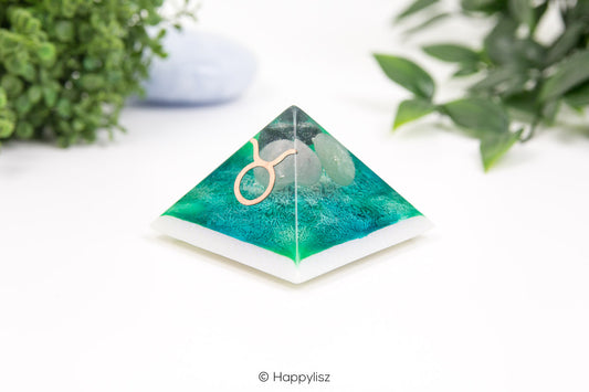 Orgonite Pyramid - Taurus - No. 1 - Side