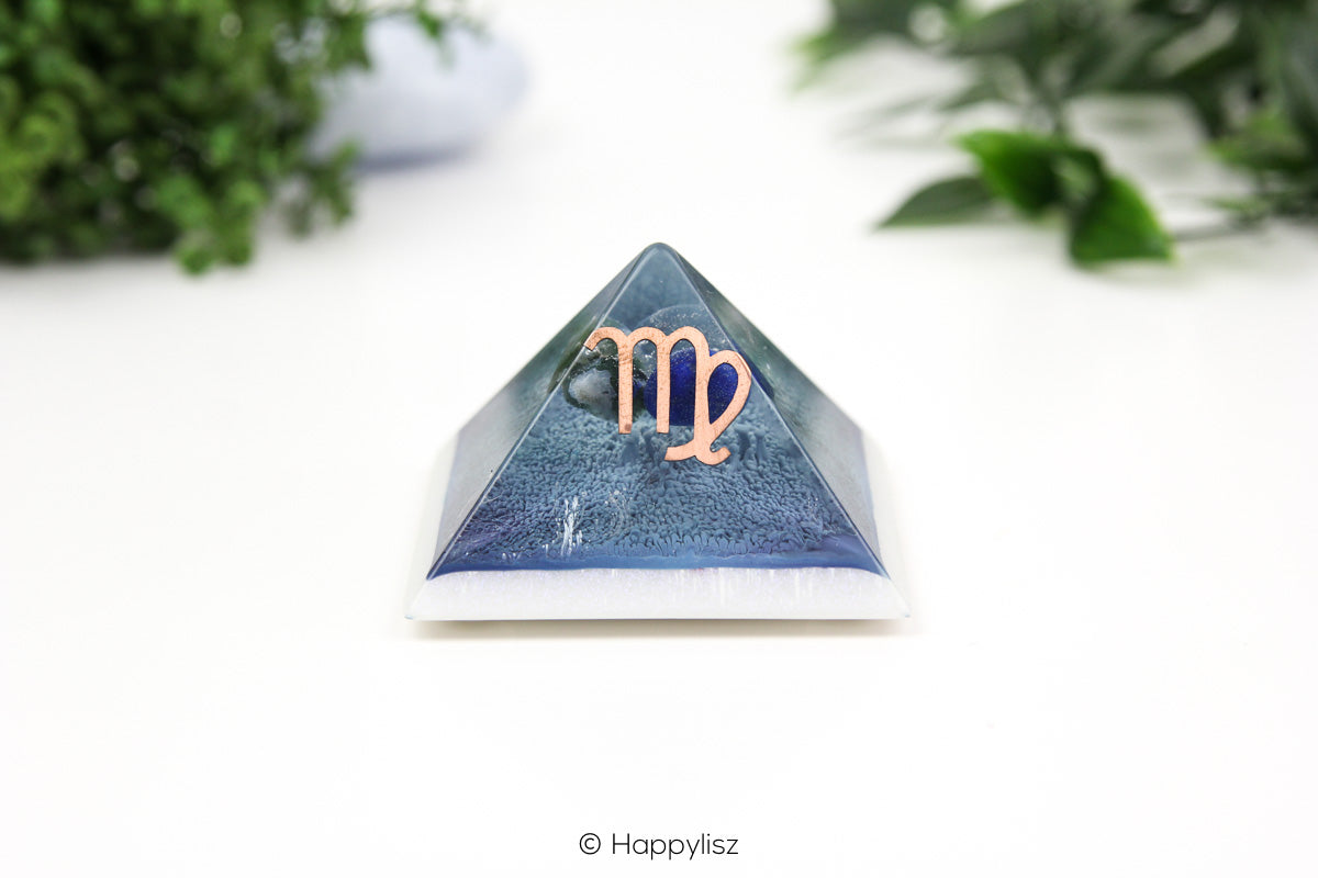 Orgonite Pyramid - Virgo - No. 2 - Front