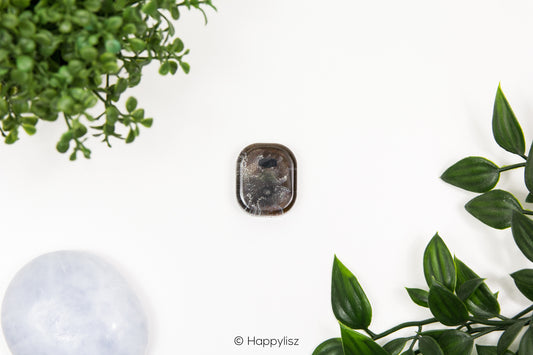 Pocket Orgonite - Shungite, Labradorite & Black Tourmaline - No. 3 - Top