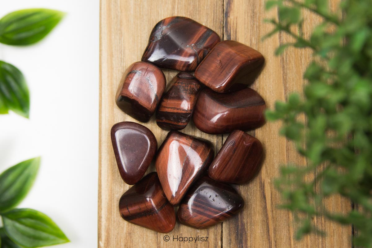Red Tiger's Eye - Tumbled Stone