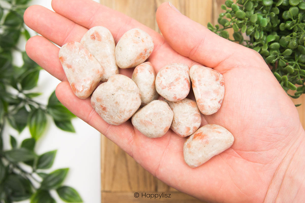 Sunstone - Tumbled Stone - B Quality - In Hand