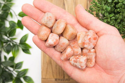 Sunstone - Tumbled Stone - In Hand